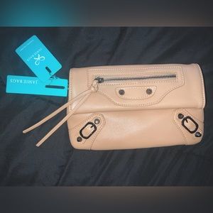 Faux leather clutch/cross body bag